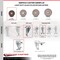 Service Caster 3 Inch High Temp Glass Filled Nylon 3/8 Inch Threaded Stem Caster Set with Brake SCC-TS20S314-GFNSHT-TLB-381615-4 - alternate 5